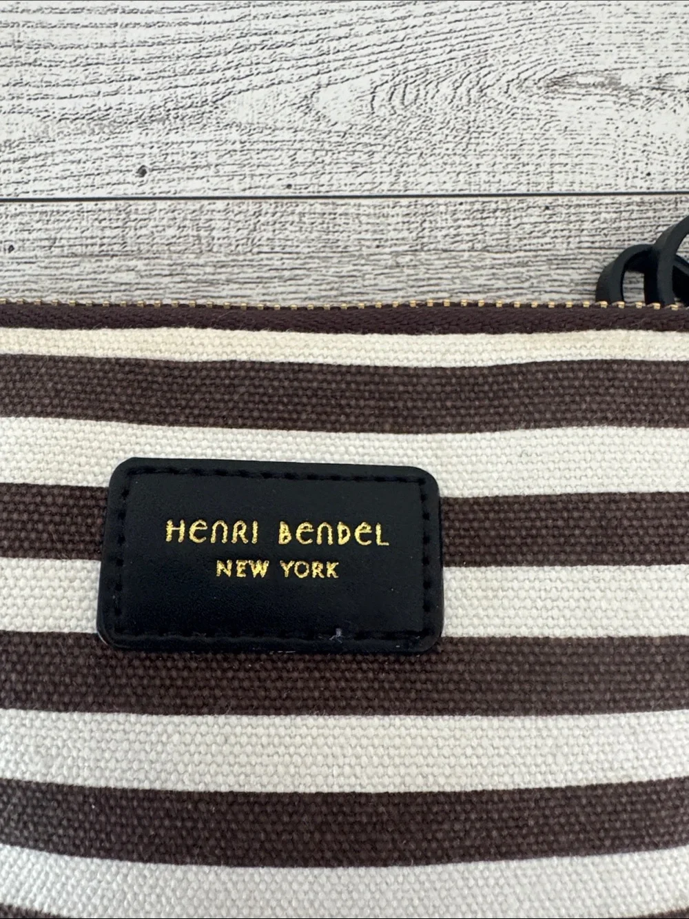 Henri Bendel Striped Pouch